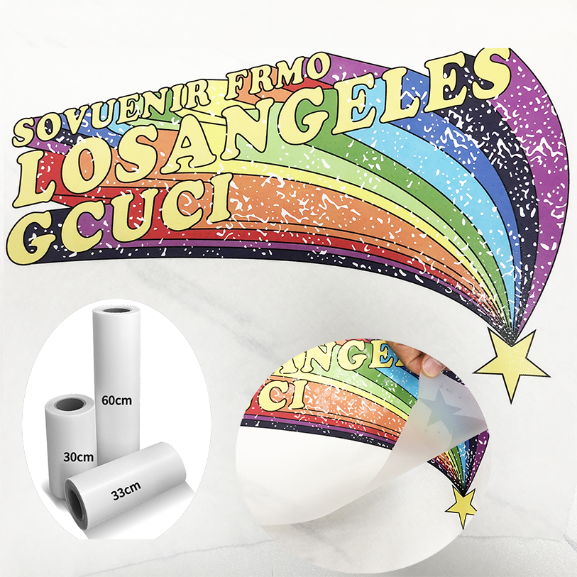 Пленка dtf pet для цифрового струйного принтера DTF, быстрая доставка, хорошая цена, рулон 24x328 футов, 60 см