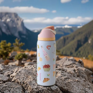 กระติกน้ำเก็บความร้อนสุญญากาศ สแตนเลส 304 สำหรับกีฬา ความจุขนาดใหญ่ พกพาสะดวก - Product Image 5