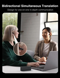 Timekettle X1 AI Intérprete Hub Entidad independiente Traductor simultáneo bidireccional Auriculares Traductor Dispositivo traductor Traductor de idiomas - Product Image 6
