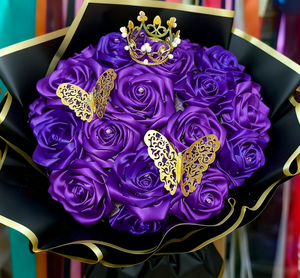 Ruban de satin uni de luxe pour la fabrication de fleurs, 7/8 pouces, face unique, 50/100 yards par rouleau, pour les occasions de la fête des mères - Product Image 4