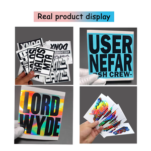 Özel yumurta kabuğu etiket su geçirmez holografik vinil yapışkan kişiselleştirilmiş Graffiti destrulaser lazer siyah yumurta kabuğu sticker - Product Image 5