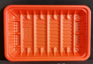 Barquettes rectangulaires jetables en plastique PP multicolores pour aliments frais/fruits/fruits de mer/viande/burgers – Vente en gros - Product Image 5