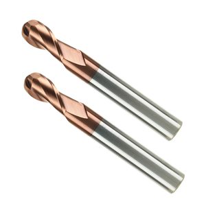 55 độ vonfram thép phay cắt Bóng Cắt 2-cạnh siêu cứng cacbua phay cắt bóng mũi cuối nhà máy khoan lổ công cụ - Product Image 4