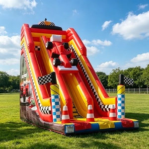 <span class=keywords><strong>Parc</strong></span> gonflable commercial, château gonflable pour enfants, toboggan, structure de jeux gonflable extérieure sur mesure, équipement d'amusement - Product Image 2