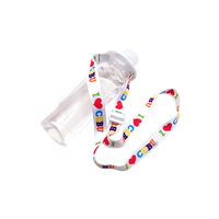Porte-bouteille en polyester durable et écologique personnalisé avec impression par sublimation et sérigraphie, accessoires de fixation