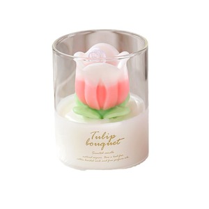 Vela Aromática Hecha a Mano con Forma de Tulipán, Regalo Romántico con Aroma Floral, Perfecta para el Día de San Valentín, Citas y Recuerdos - Product Image 5
