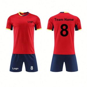 เสื้อฟุตบอลผู้ชายไซส์ใหญ่แบบแห้งเร็วสั่งทำจากโรงงาน ปี 2026 คุณภาพสูง พิมพ์ชื่อและโลโก้ ขายส่งสำหรับสโมสร - Product Image 2