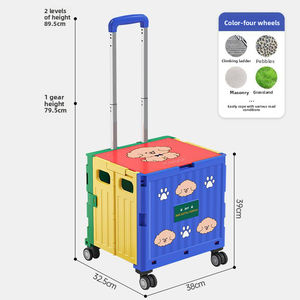 عربات الأطفال المساعدة المتنقلة القابلة للطي المحمولة للتخييم للأطفال عربة تسوق - Product Image 4