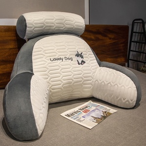 Latex Ice Silk Waist Cushion Wholesale <strong>Headboard</strong> Cushion Sofa Bed Dormitory Reading <strong>Pillow</strong> Removable Convenient and Practical - Product Image 1