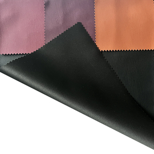 Commercio all'ingrosso <span class=keywords><strong>100</strong></span> <span class=keywords><strong>PU</strong></span> <span class=keywords><strong>100</strong></span> poliestere materiale in pelle sintetica per la giacca - Product Image 3