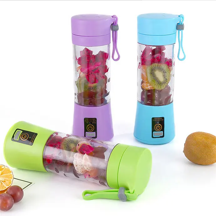 Tiktok Venda Quente Portátil 350ml Fruit Ice Mixer Cup Blender USB recarregável liquidificador mini copo espremedor de frutas portátil