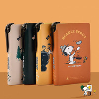 Cuaderno de Bolsillo Snoopy con Bolígrafo, Mini Diario de Dibujos Animados, Libreta Pequeña y Portátil para Estudiantes, Regalo