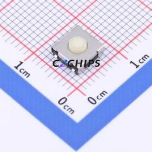TSE005A3518A02 Tactile Switch SMD Switch Round Button 1.8N Vertical Mount 6.55mm - Product Image 1