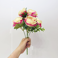 Zijden Austin Rozenboeket Kunstbloemen Realistisch voor Bruiloft Bruids DIY Tafeldecoratie Feest Evenement Boerderijvaas Huisdecoratie