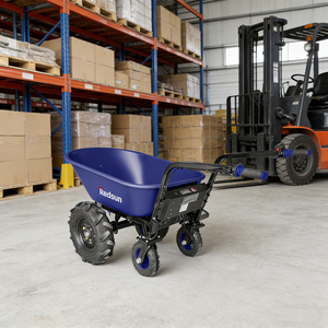 Elektrische kruiwagen met 4 wielen, 150 kg draagvermogen, moeiteloos elektrisch transport - Product Image 1