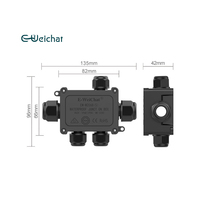 EW-M2068S-5T 5 voies boîtier câble de connexion solaire intelligent boîte de jonction fil câble cosses boîtes de rangement Ip68 étanche boîte de jonction