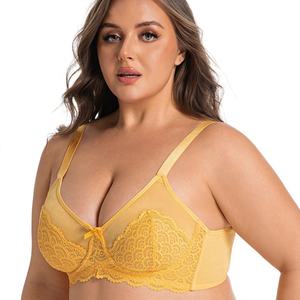 Lingerie française pour femmes, sexy, de haute qualité, en stock, <span class=keywords><strong>soutien</strong></span>-<span class=keywords><strong>gorge</strong></span> sans couture grande taille avec armatures, sous-vêtements en maille ultra-fins - Product Image 3