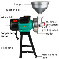 Machine à beurre de traitement de broyage de pâte d'arachide industrielle automatique à petite échelle faisant l'arachide