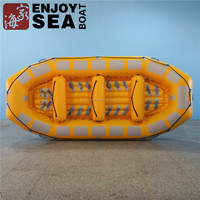 Bateau gonflable de rafting à 10 personnes, bateau gonflable de haute qualité, fabriqué en chine/durable, eau blanche, pour baignade