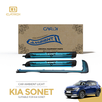 Systèmes d'éclairage automobile D27 Kit d'éclairage intérieur ambiant LED pour Kia Sonet - Plug & Play Contrôle par application 265 couleurs 12V