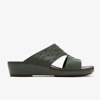 SHIKOL exotique en cuir d'autruche hommes chaussures fabricant du golfe pantoufles sandales arabes sandale italienne fabriqués à la main hommes sandales chaussures