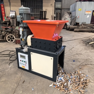 Small <b>Industrial</b> Alloy Steel <b>Shredder</b> Motor Plastic Crushing Machine/Mini Plastic Textile Metal Shredding Machine Waste Grinder - Product Image 1