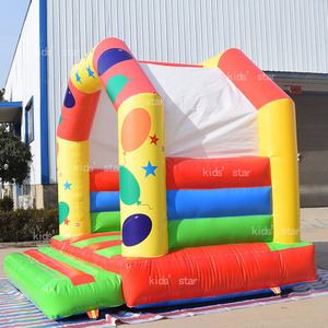Château gonflable compact pas cher pour fêtes, en PVC écologique, capacité 480 kg, pour 3 à 12 enfants, 3m x 4m x 3m - Product Image 5
