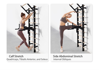 Barre de traction en bois murale de haute qualité et échelle suédoise pour la gymnastique et l'entraînement physique à domicile