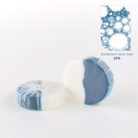 Nettoyant et désodorisant jetable pour réservoir de toilettes HongHan HH-9512-2 bleu solide avec 15%-30% d'ingrédients actifs