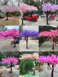 Árbol de flor de <span class=keywords><strong>ciruelo</strong></span> de melocotón de <span class=keywords><strong>cerezo</strong></span> artificial colgante para decoraciones de boda de centro comercial escenas de transmisión en vivo árbol de flor realista - Product Image 6