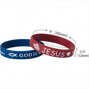 Pulsera de Silicona con Diseño de Logotipo Gratuito, Pulsera de Goma Personalizada Colorida, Pulsera RFID con Logotipo Personalizado - Product Image 1