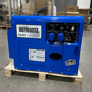 Low Noise Power <b>Plant</b> 15kw 20kva Two Cylinders Diesel Generator Set Auto Open <b>Frame</b> ATS 1 Phase 3 Phase Silent Diesel Generator - Product Image 1