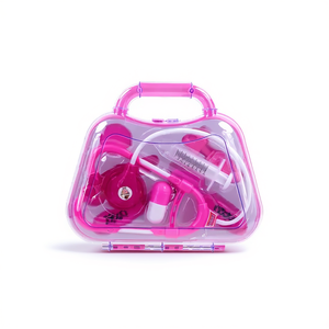 Kit médical de jouet pour docteur avec stéthoscope, seringue et pilules pour enfants, 19x23x6 cm - Product Image 2