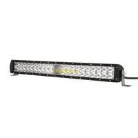 Nouvelle barre lumineuse LED laser tout-terrain super lumineuse 215W de 24 pouces pour toit de voiture et camion, faisceau longue portée 1110 mètres, 12V