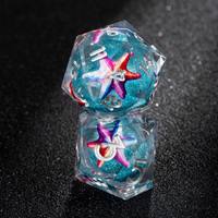 Ensemble de 7 dés polyédriques esthétiques de qualité collectionneur pour jeux, idéal pour offrir