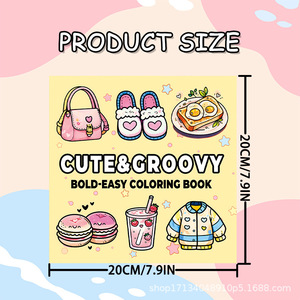 Hot-bán dành cho người lớn Doodle Màu cuốn sách dày giấy bán buôn vẽ cuốn sách hoàn hảo RÀNG BUỘC - Product Image 4