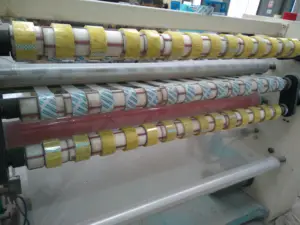 GL-210 Automatic BOPP Jumbo Roll Adhesive Tape Slitting Machine Packing Tape Making Machine