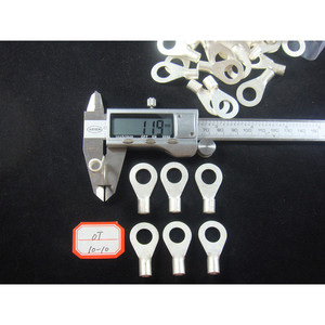 Connecteur de câblage électrique Han Yi OT10-10 en cuivre, type O, pour fils de 5 à 10 AWG - Product Image 1