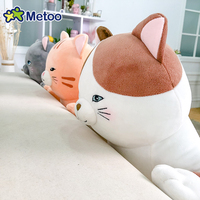 Peluche animale en gros Metoo, adorable peluche de chat, jouet en peluche, jouets en peluche, peluche de chat personnalisée
