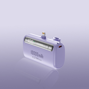 Meilleure vente transfrontalière : Mini batterie externe sans fil haute capacité avec câble intégré et support, 10000 mAh, étanche - Product Image 5