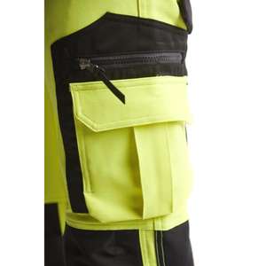 BLAKLADER - 199716423399D84 Hi-Vis <b>trousers</b> 4-way <b>stretch</b> Yellow/<b>Black</b> - EAN 7330509777213 HI-VIS WORKWEAR - Product Image 5