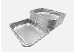 RE3G Desechable Circular Papel de aluminio para hornear Contenedor de alimentos Venta Deep Dish Pie Sartenes Papel de aluminio Bandeja para pizza Antiadherente - Product Image 6