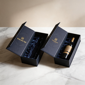 Caja de Regalo de Cartón de Alta Calidad con Logotipo Personalizado para Botellas de Vino Tinto, <span class=keywords><strong>Tequila</strong></span>, Vodka y Whisky, con EVA - Product Image 1