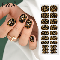 Autocollant semi-durcissable pour ongles à usage unique, écologique, non toxique, à couverture intégrale, design professionnel de haute qualité FSM, pour lampe UV/LED