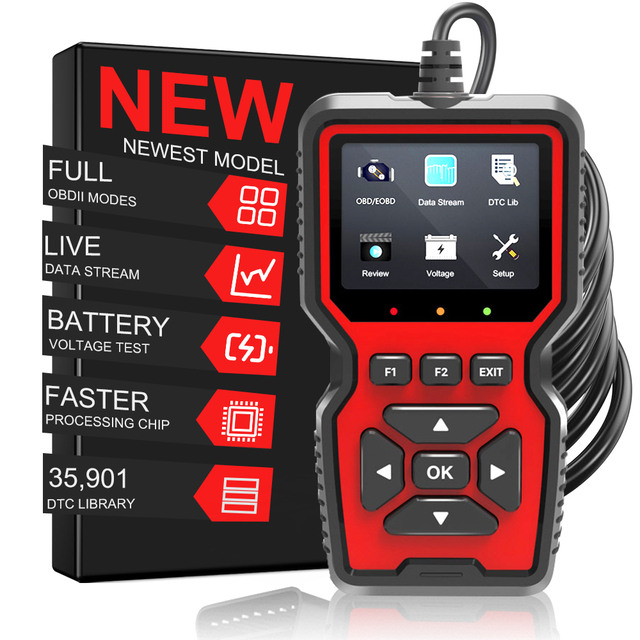 New Arrival V519 Auto Diagnostic Tool  ELM327 OBD 2 OBDIi OBD2 Car Diagnostic Tools Full Function OBDII Car Scanner