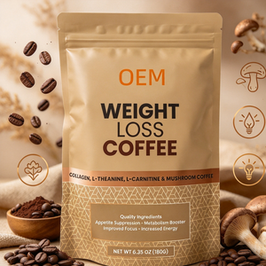 Caffè con Collagene, L-Teanina, L-<span class=keywords><strong>Carnitina</strong></span> <span class=keywords><strong>e</strong></span> Funghi 180g Formula Dietetica - Product Image 5