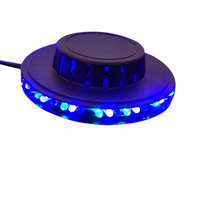 Projecteur LED de scène rotatif UFO tournesol à changement de couleur automatique RGB pour discothèque, soirée, DJ, club, pub, musique