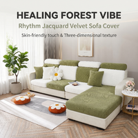 Meilleures ventes : Housse de canapé en L universelle, moderne, extensible, rayée, anti-poussière, lavable et résistante aux griffures de chat, pour la décoration intérieure