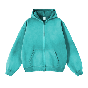 Sweat-shirts personnalisés avec logo, effet délavé, teinture à la cire, usés, pour hommes et femmes, style rétro, streetwear. - Product Image 4