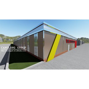 Casa de granero de acero prefabricada estándar de Tailandia, garaje, edificios industriales de varias plantas - Product Image 3